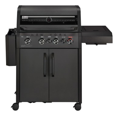 Mr. Gardener Gasgrill New York Pro, 4 Brenner, Sear-Brenner, matt graphit, 8748